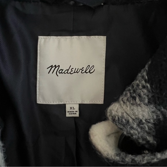 Madewell Wool Blend Walton Shirt-Jacket in Colleton Plaid Sz XL - Picture 8 of 12